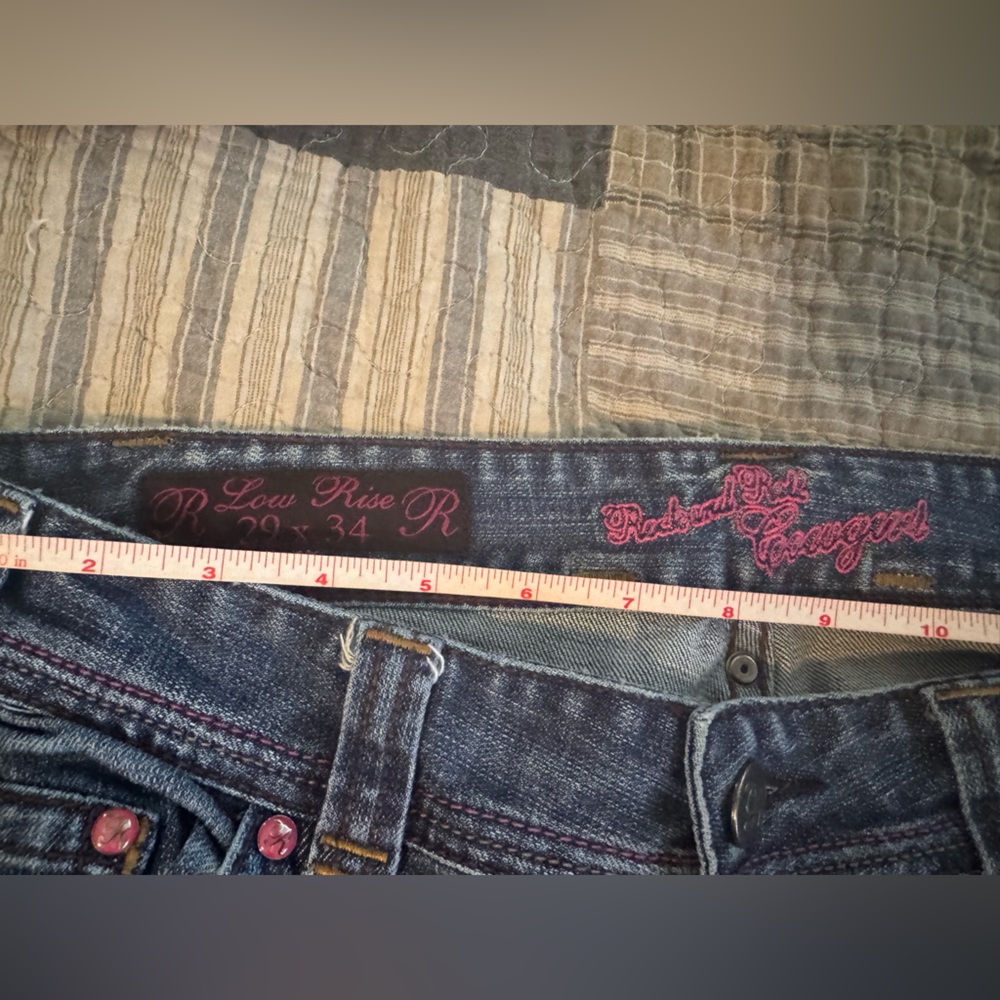 SOLD
Rock & Roll Cowgirl Dark Blue Flare Jeans - Picture 4 of 9